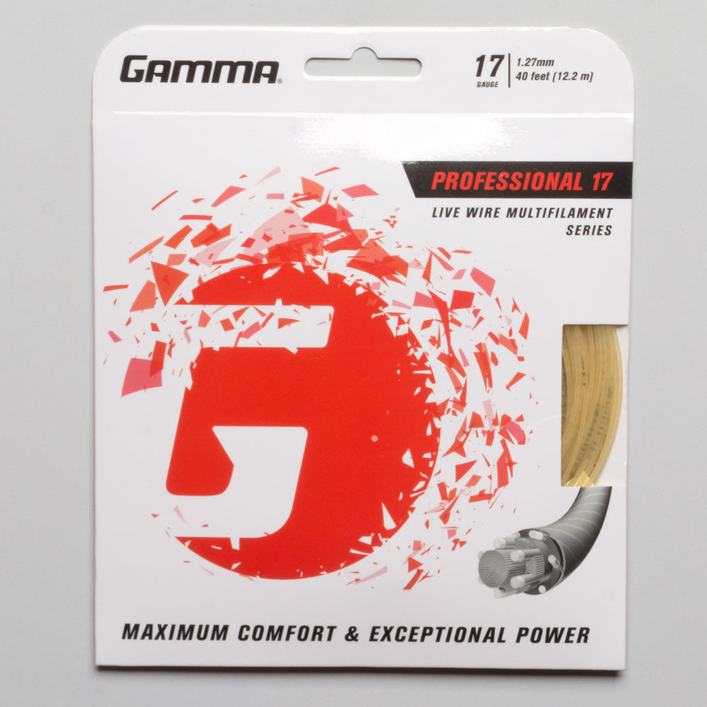 Gamma Professional 17 Tennis String Packages