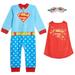 DC Comics Super Hero Girls Toddler Girls Zip-Up Onesie Pajama Coveralls Mask Supergirl 3T