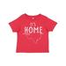 Inktastic Its Home- State of Texas Outline Distressed Text Boys or Girls Toddler T-Shirt