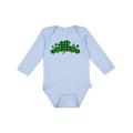 Inktastic St. Patrick s Day Clovers in Plaid Boys or Girls Long Sleeve Baby Bodysuit