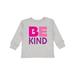 Inktastic Be Kind Logo in Pink and Purple Boys or Girls Long Sleeve Toddler T-Shirt