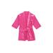 Caitzr Baby Girl Solid Color Pajamas Silk Satin Gown Sleepwear Plain Kimono Robe Nightwear