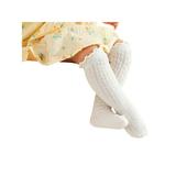 Baby Girls Socks Infant Knitting High Tube Anti-Slip Bottom Cartoon Ribbed Soft Cotton Home Breathable Toddler Kids Sock