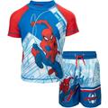 Marvel Spider-Man Toddler Boys Rash Guard and Swim Trunks Outfit Set Toddler