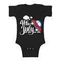 Awkward Styles Fourth of July Baby Bodysuit Car One Piece Car Bodysuit Memorial Day Independence Day Clothing Patriotic Bodysuit Baby Items for 4th of July Car Clothes Independence Day Clothes