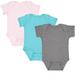 Marky G Apparel Baby Rib Short-Sleeve Bodysuit (Pack of 3)