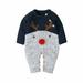 Douhoow Unisex Baby Christmas Knitted Romper Infant Winter Deer Sweater Jumpsuit