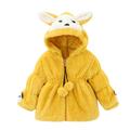 Tarmeek Baby Toodler Fuzzy Jacket Cute Hoodie Cotton Coat Winter Warm Outerwear 0-2T