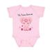 Inktastic Aditi My Nanny loves me Pink Elephant beautiful Girls Baby Bodysuit