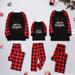 Dezsed Christmas Family Matching Pajamas Toddler Pajamas Clearance Christmas Baby Kids Child Printed Top+Plaid Pants Family Matching Pajamas Set Xmas Father Mother Kids Clothes