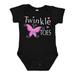 Inktastic Twinkle Toes Pretty Butterfly Girls Baby Bodysuit