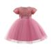 Herrnalise Girls Baby Long Skirt Solid Princess Bowknot Performance Dress Skirt Dress Sales