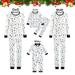 Dezsed Christmas Pajamas for Family Toddler Pajamas Clearance Christmas Round Neck Long Sleeve Printed Home Dress Parent-Child Clothes For Children Xmas Father Mother Kids Clothes