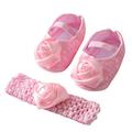 Baby Girl Summer Princess Wedding Dress Shoes Non-Slip Soft Sole Crib Shoe