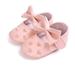 Infant Baby Girls Soft Sole Bowknot Princess Wedding Dress Mary Jane Flats Prewalker Newborn Light Baby Sneaker Shoes