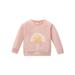 0-3Y Toddlers Boys Girls Autumn Hoodie Creative Sun Printing Long Sleeve Round Collar Tops Clothes