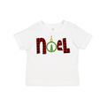 Inktastic Noel in Red Plaid with Christmas Tree Ornament Boys or Girls Toddler T-Shirt