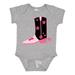 Inktastic Cute Western Cowboy Boot Girls Baby Bodysuit