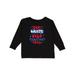 Inktastic 4th of July Red White and Blue Cousins Crew Boys or Girls Long Sleeve Toddler T-Shirt