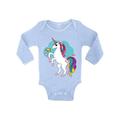 Awkward Styles Unicorn Love Baby Bodysuit Long Sleeve Unicorn Gifts for Baby Girls Unicorn Love Unicorn Gifts Unicorn Party Outfits for Girls Unicorn Birthday Gifts Unicorn Themed