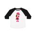 Inktastic Pirate Captain Girls Toddler T-Shirt