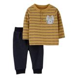 Carter s Child of Mine Baby Boys Tiger Long Sleeve Outfit 2-Piece Sizes 0M-24M