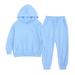 Baby Casual Girl Simple Set Kid Summer Clothes Toddler Kids Babys Girls Boys Spring Winter Solid Long Sleeve Pants Hooded Hoodie Sweatshirt Set Outfits