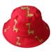 Baby Boys Girls Toddler Cartoon Animal Print Caps Fisherman s Hat