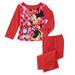 Minnie Mouse Baby-girls Infant 2pc Flannel Pajamas Set (12mos)