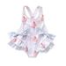 DuAnyozu Baby Girl Bowknot One-Piece Swimsuit Bathing Suit Beachwear