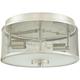 Westinghouse - Plafonnier Lampe Morrison Nickel Brossé 2 Ampoules