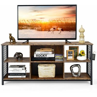 Costway - Industrial TV Stand fo...
