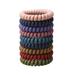Topboutique Spiral Hair Ties 10 Pcs Traceless Phone Cord Hair Ties Spiral Bracelet Plastic Coil Hair Ties Ponytail Holders No-Damage Hair Accessory for Girls Women Ladies Color Assorted