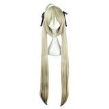 Unique Bargains Wigs for Women 39 Beige Wigs with Wig Cap Long Hair