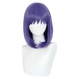 Unique Bargains Wigs for Women 14 Purple Bob Wig with Wig Cap