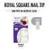 Mia Secret Royal Square 500 Nail Tip Acrylic Box