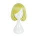 Unique Bargains Wigs for Women 13 Yellow Bob Wig with Wig Cap
