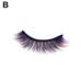 1 Pair Eyelashes Natural Eyelashes Self-adhesive Colored Eyelashes False F4L6 Y2P1