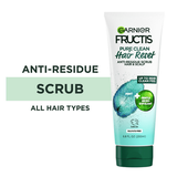 Garnier Fructis Pure Clean Hair Reset Gentle Anti-Residue Scrub 6.76 fl oz