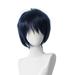 Unique Bargains Wigs for Women 14 Deep Blue Wigs with Wig Cap