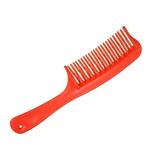 Unique Bargains Detangling Hair Comb Double Row Tooth Hair Comb Styling Tool for Curly Hair 7.87 x1.77 Red