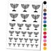 Menorah Hanukkah Water Resistant Temporary Tattoo Set Fake Body Art Collection - Light Pink