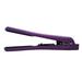 ISO Beauty Spectrum Pro Flat Iron Hair Straightener 100% Solid Ceramic 1.25 Plates Far Infrared Technology and Adjustable Temperature 140-450F (Purple)