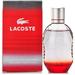 Lacoste Red Eau De Toilette Spray For Men 4.2 oz (Pack of 6)