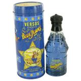BLUE JEANS by Versace Eau De Toilette Spray (New Packaging) 2.5 oz for Men Pack of 3