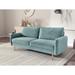 70'' Velvet Square Arm Sofa