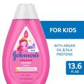 Johnson s Shiny & Soft Kids Shampoo with Argan Oil 13.6 fl. oz