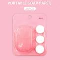 PhoneSoap Disposable Washing Hand Bath Toiletry Paper Soap Sheets Compressed Towels Pink