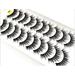 3/5/10 Pairs 3-D Handmade False Eyelashes Strip Lashes 1 to 1.5 cm for Women and Girls