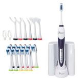 PURSONIC Ultra High Powered Sonic Electric Toothbrush with Dock Charger White